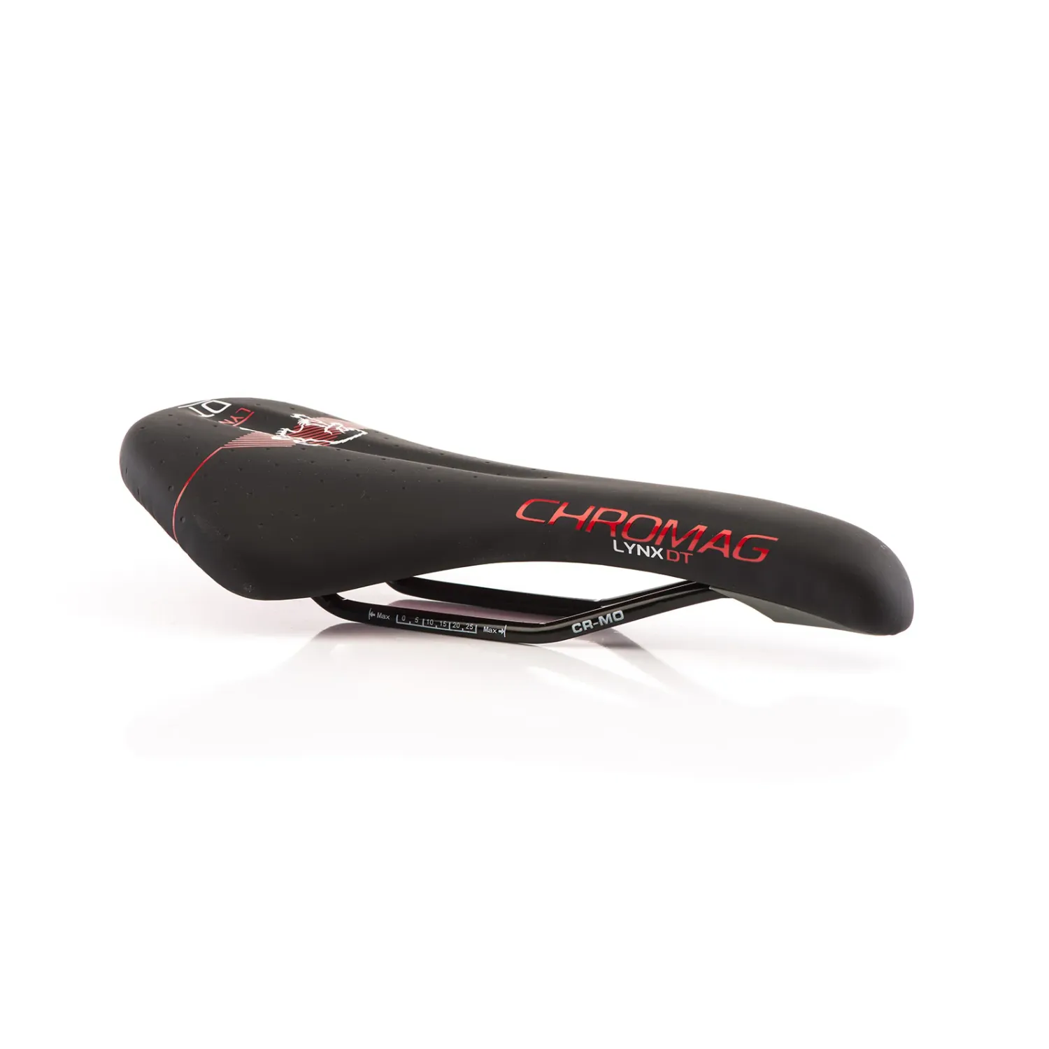 Chromag Lynx DT Saddle, Color: Black/Red