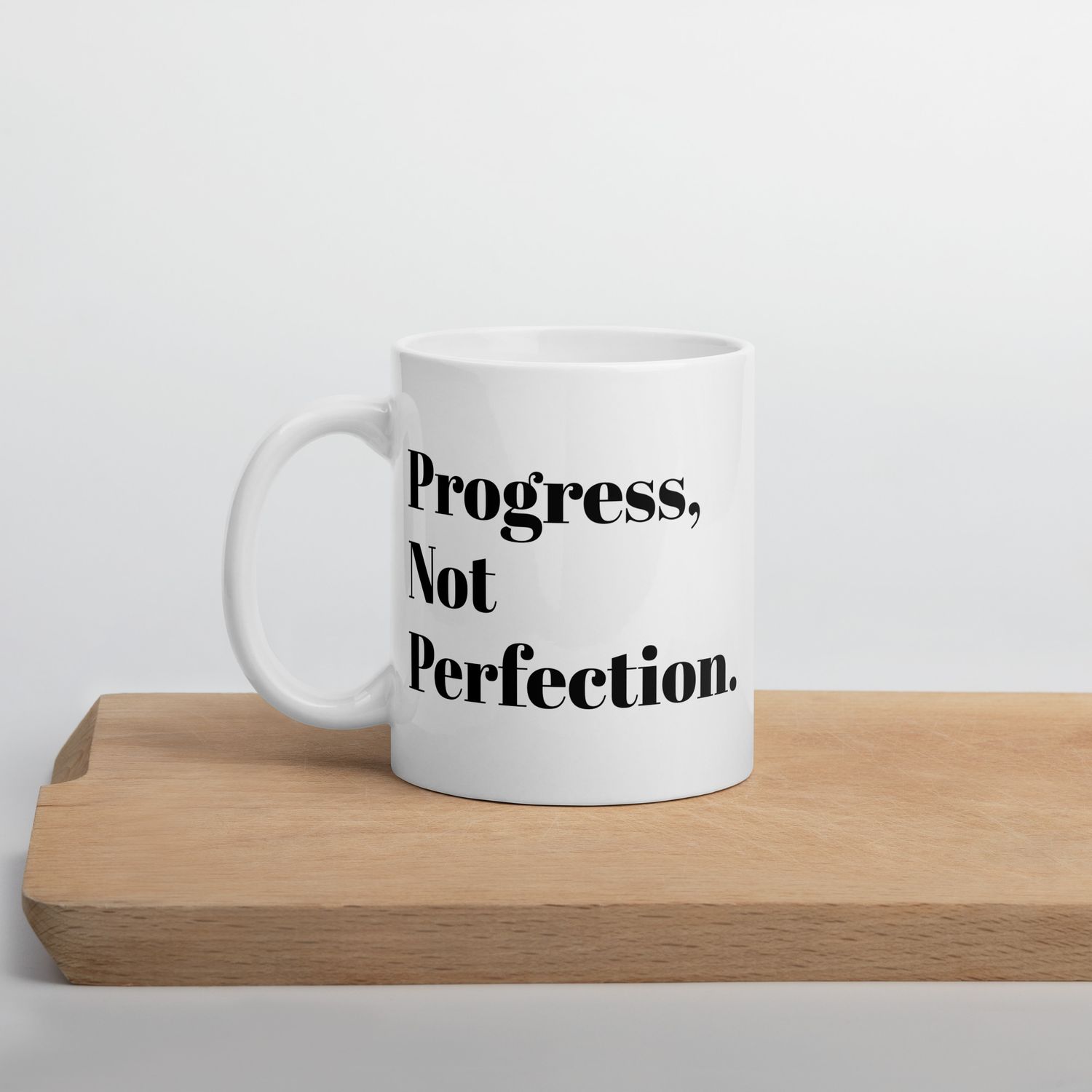 11 oz White glossy mug