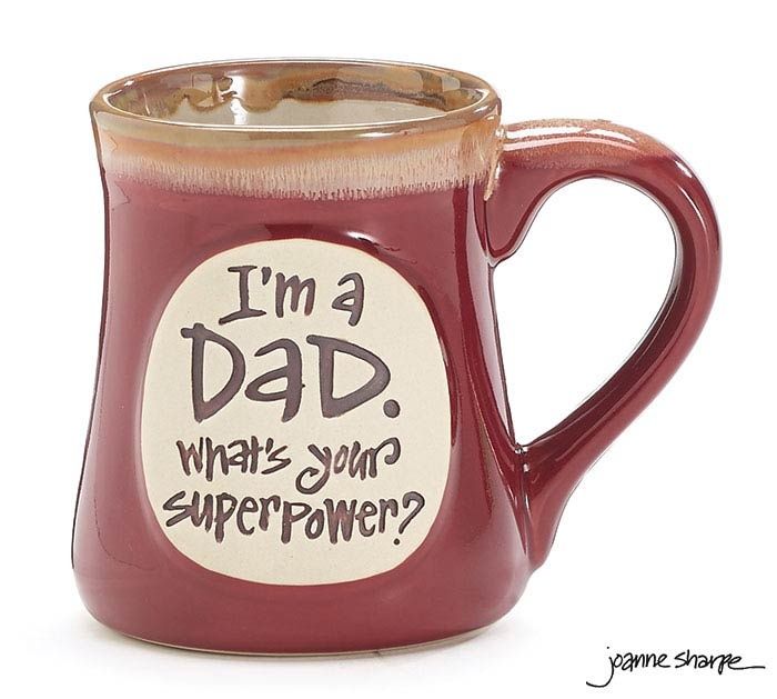 DAD SUPERPOWER CERAMIC MUG