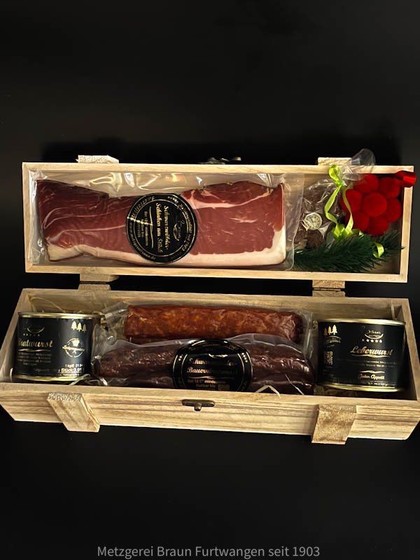 Schinkenbrettle mit Messer