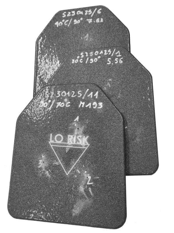 Stahl Körperschutzplatte VPAM 7