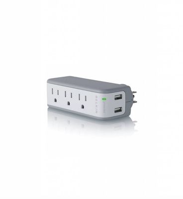 BELKIN MINI SURGE PROTECTOR (3 OUTLET WITH USB)