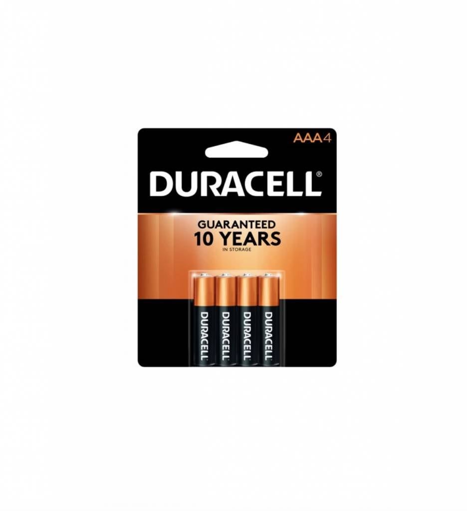 DURACELL AAA BATTERY 4PK