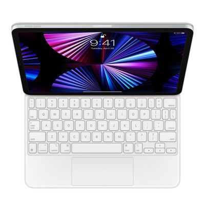 APPLE MAGIC KEYBOARD FOR 11&quot; IPAD PRO (NOT M4) AND IPAD AIR (4G 5G M2) - WHITE