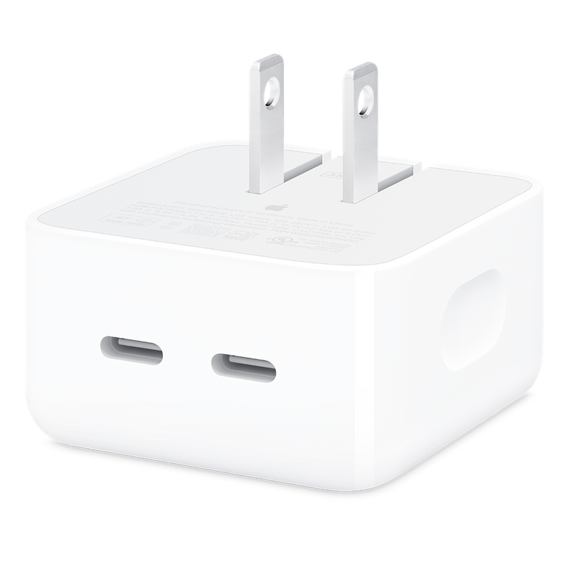 APPLE 35W DUAL USB-C PORT COMPACT POWER ADAPTER