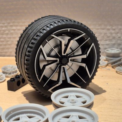 4x  HUB Caps + disc  PEUGEOT 9X8 24H Le Mans Hybrid Hypercar 42156