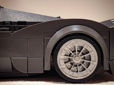 4x defect Radkappen Mercedes Amg One set LEGO 76909