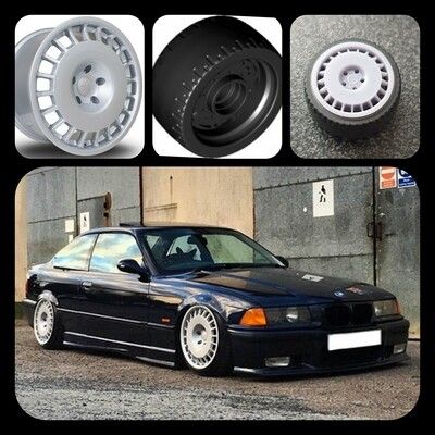 with defect 4x  hubcaps Rota d15d4x   ( gabarit Large)