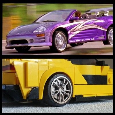 4x Enjoliveurs Mitsubishi SPIDER Fast&Furious