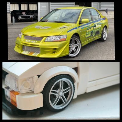 4x Enjoliveurs ou jantes Mitsubishi Lancer Fast&amp;Furious