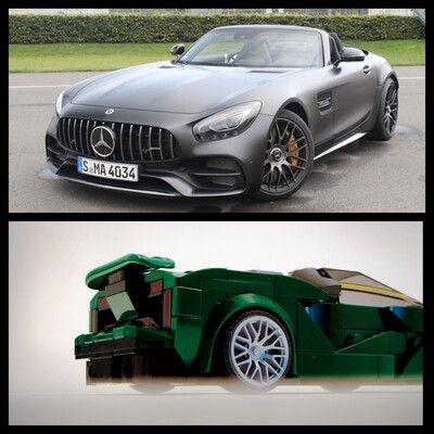 4x  hubcaps Mercedes AMG Gt