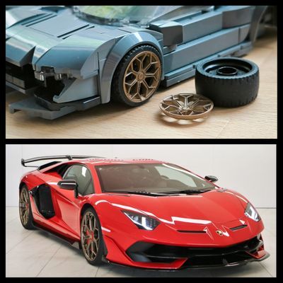 4x  hubcaps Lamborghini Aventador SV