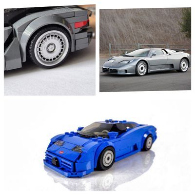 4x  hubcaps Bugatti EB110