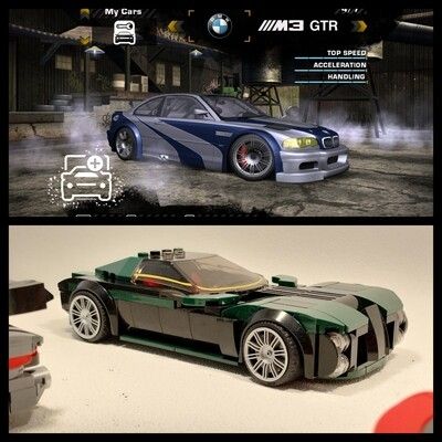 4x  hubcaps BMW M3 GTR Need for speed