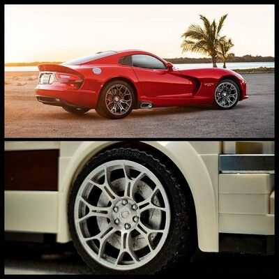 4x  hubcaps Viper 2017