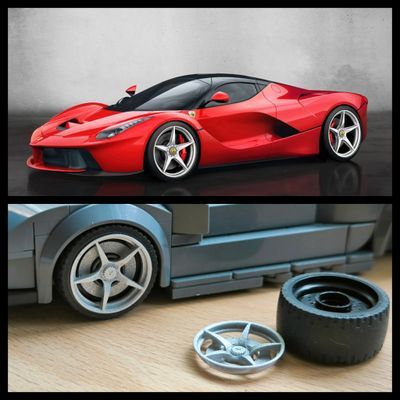 4x  hubcaps defect   LaFerrari