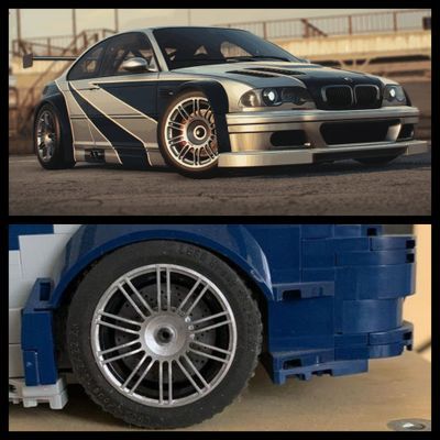 4 x hubcaps with disc Need for Speed ​​bmw (FOR 30X20)