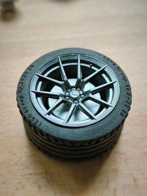 4 x 30.4x20 rims MUSTANG DARK Horse (with separate disc)