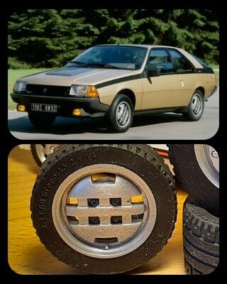 4x Rims Renault Fuego 30x14