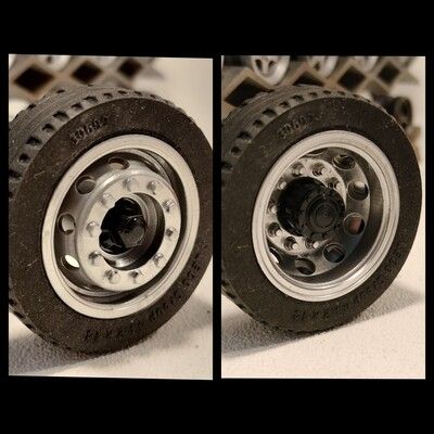 1 x 2-parts truck rim 30x14