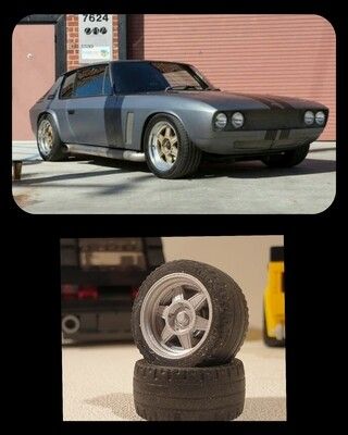 4 X RIMS Jensen interceptor fast and furious