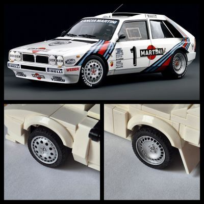 4X JANTES Lancia Delta S4