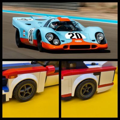 with defect 4 X RIMS Porsche 917k