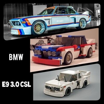 Bmw E9 CSL LM/ WHITE