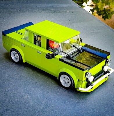 Simca 1000 Rallye 2 Pack Lime Green / White / Yellow