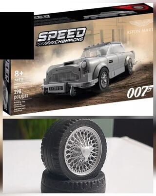 4x rims 007 Aston Martin DB5 (set Lego 76911)