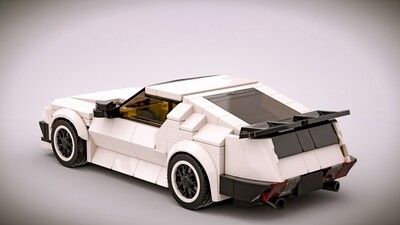 Renault Alpine  v6 GT white and grey dark