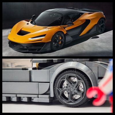 4x  hubcaps Mclaren W1