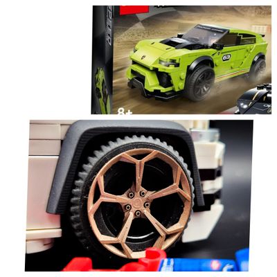 4x Lamborghini Urus ST-X HUBCAPS FOR 30X14 TIRES (set 76899) (compatible with 30x20 rims)
