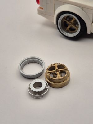 4X RTST 24 RIMS IN 3 PARTS (imagined and created by GT CREA CARS)