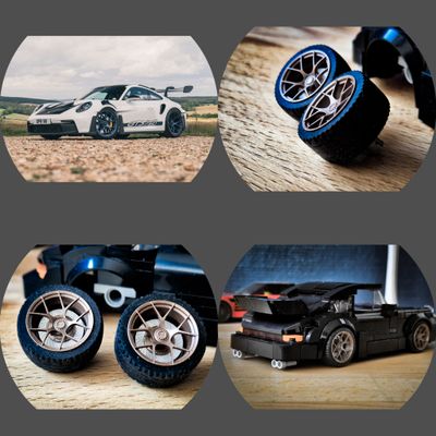 4x Porsche 911 992 GT3 RS rims in 2 pieces