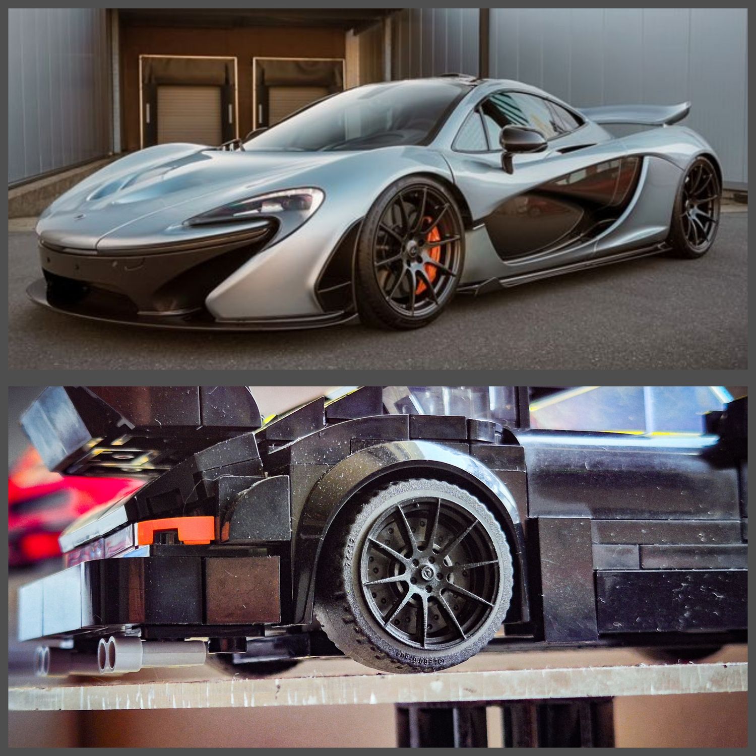 4x  hubcaps Mclaren P1