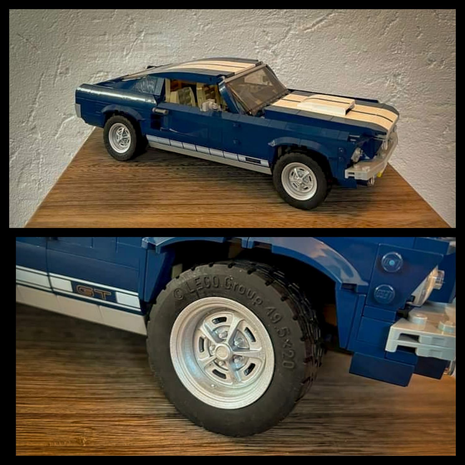 4x rims 30x20 Ford Mustang Set Lego set 10265