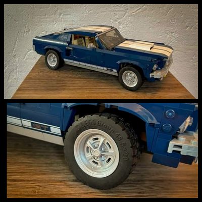 4x rims 30x20 Ford Mustang Set Lego set 10265