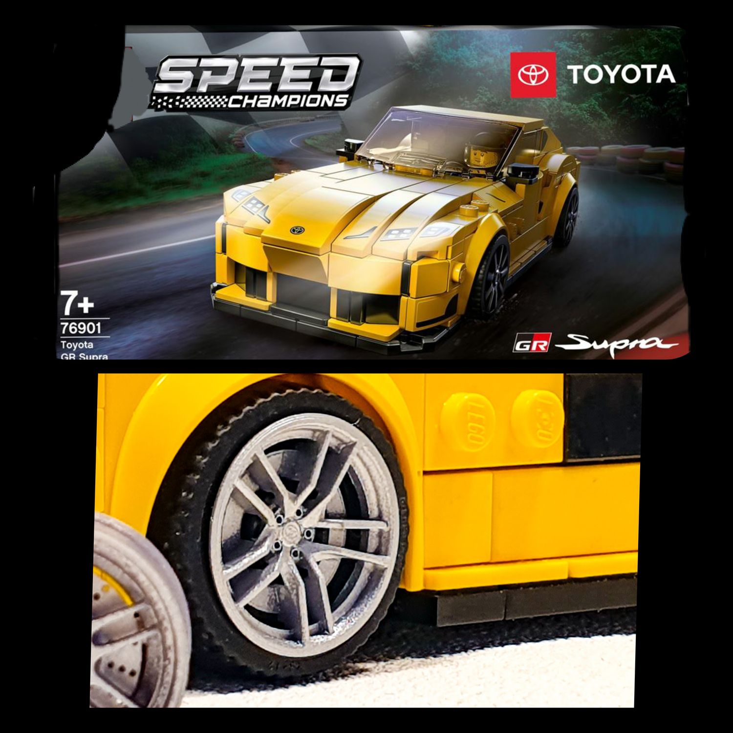 4x  hubcaps Toyota supra GR SET 76901