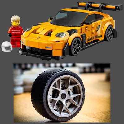 4x  hubcaps Supercar Porsche 911 GT3 RS 997  SET 77239( large) .