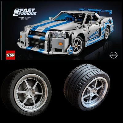 4x Hubcap Nissan Skyline GT-R (R34) 2 Fast 2 Furious set 42210