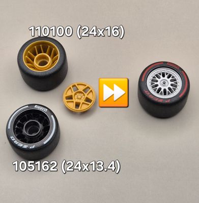Hubcaps for new slick wheel