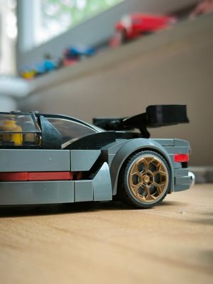 4x Lamborghini Lambo V12 Vision GT Supercar 76923 hubcaps (for tires with stickers).