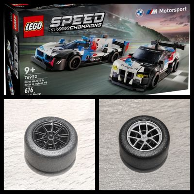4x BMW M4 GT3 Radkappen SET 76922 (für neue F1-Slick-Räder)