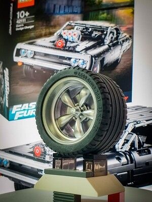 4x Felgen / disc Dom's Dodge Charger Fast &amp; Furious Lego Set 42111