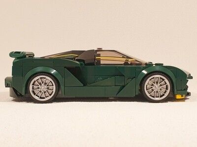 4x  Radkappen Lotus Evija set Lego 76907 ( large) .