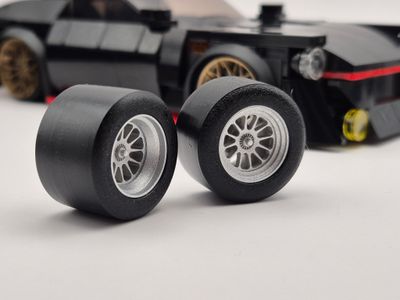 4x F1 Felgen und Reifen (2x vorne 18x14, 2x hinten 18x16,5)