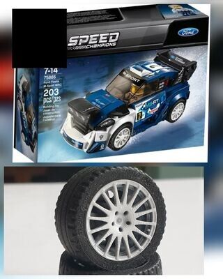 4 X FELGEN Ford Fiesta WRC M-Sport  set Lego 75885