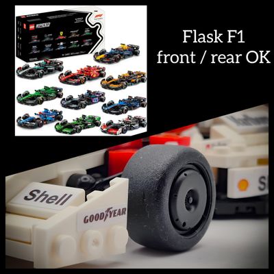 4x  F1-Flasche Radkappen (für neue F1-Slick-Räder) F1 2024/2025