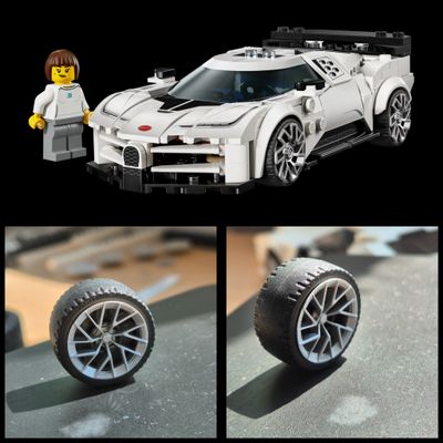4x Lamborghini Hypercar Bugatti Centodieci set 77240 (groß).